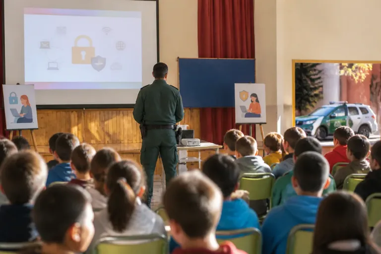 Policía y Guardia Civil imparten 828 talleres del Plan Director a más de 31.000 escolares en León