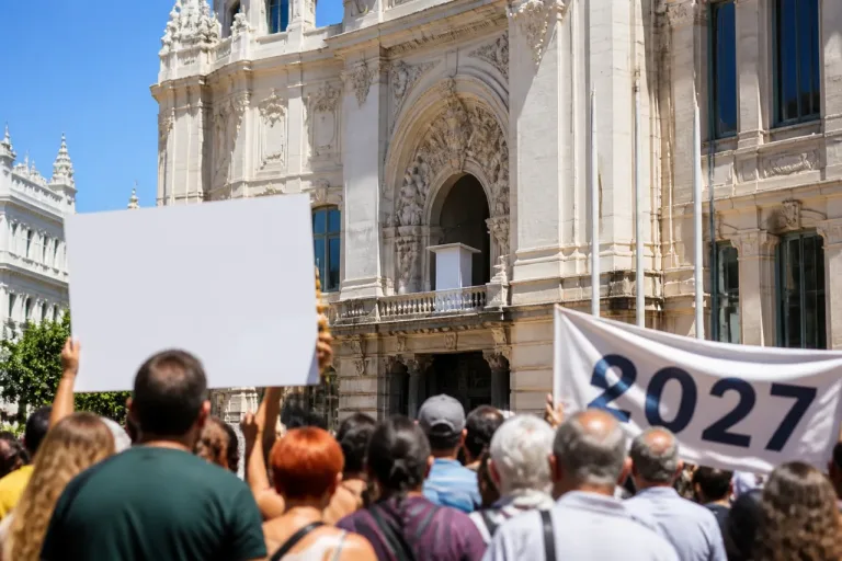 Reyes Maroto acusa a Ayuso y Almeida de convertir el Orgullo en confrontación política y recortar visibilidad