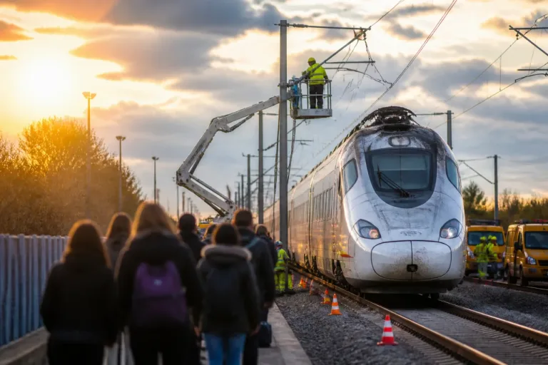 Rayo sobre un tren provoca retrasos en la alta velocidad entre Madrid y Zaragoza