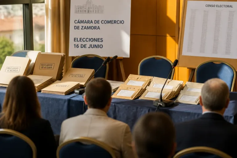 Recurso contra las elecciones de la Cámara de Comercio de Zamora por el voto por correo