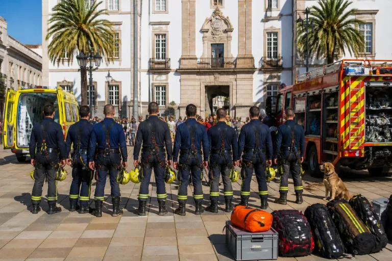 Regresan a Badajoz los diez bomberos del Consorcio tras su misión de rescate en Venezuela