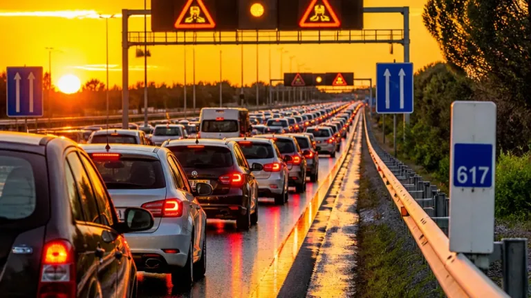 Retorno estival: atascos y aviso amarillo en N‑IV, AP‑4 y A‑49 dificultan la vuelta a Sevilla