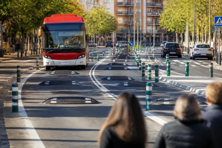 Reus instala 19 cojines berlineses en Pintor Fuster para frenar el exceso de velocidad