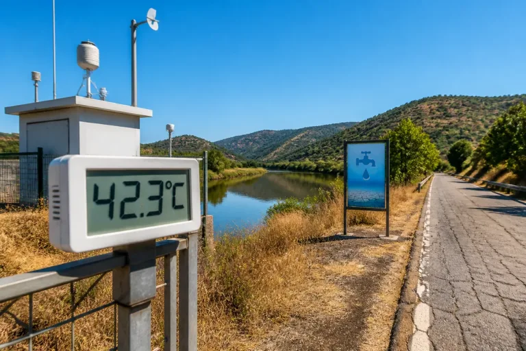 Ribas de Sil marca 42,3 ºC y la provincia de Lugo sufre una jornada de calor extremo