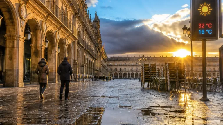 Salamanca: alivio del calor con máximas en 32 °C y la mínima más baja de la Comunidad