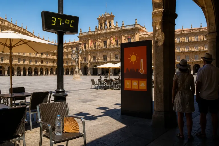 Salamanca en alerta por ola de calor: hasta 37 °C y aviso por riesgo de mortalidad