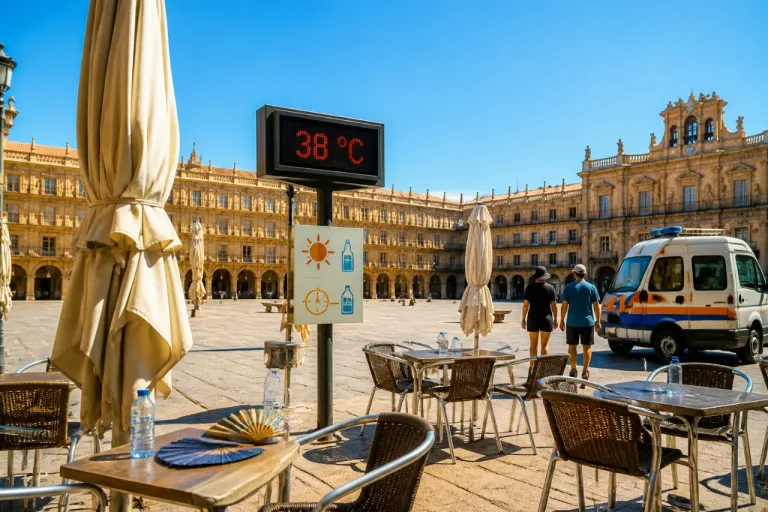 Salamanca en aviso amarillo por calor: recomendaciones para evitar golpes de calor