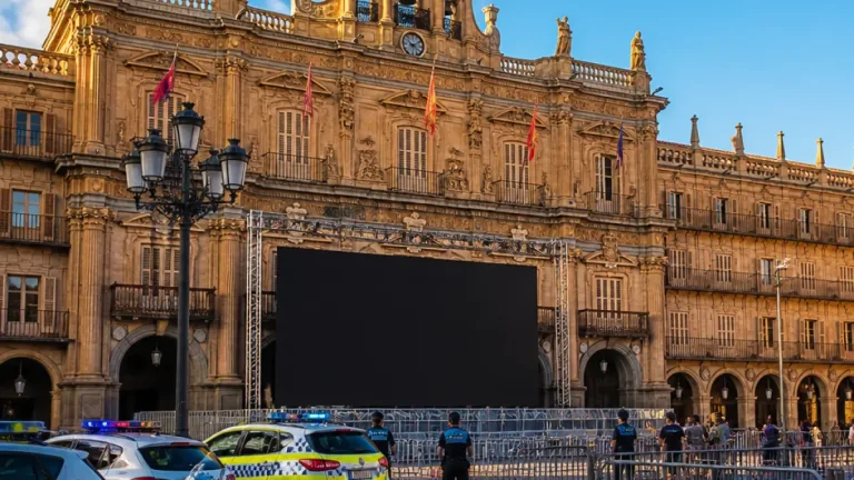 Salamanca establece un dispositivo especial para la final del Mundial en la Plaza Mayor