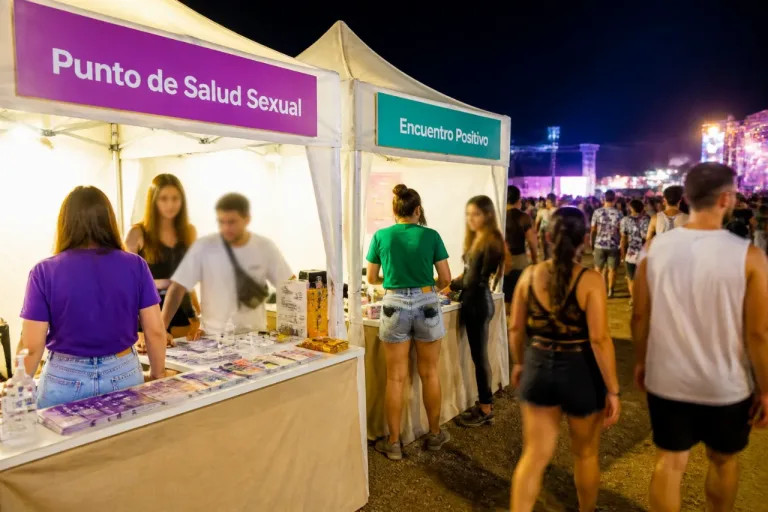 La Generalitat lleva información y pruebas sobre VIH y ITS a festivales con puntos de salud sexual