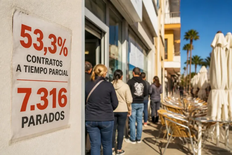 San Fernando registra más de la mitad de contratos a tiempo parcial y alerta sobre la precariedad laboral