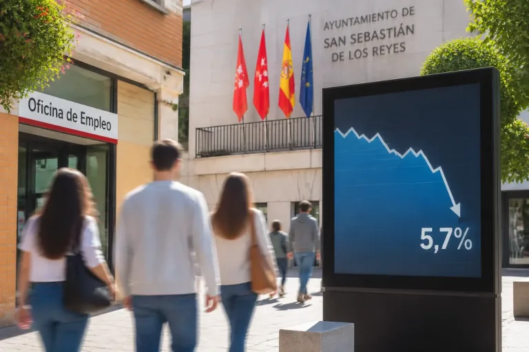 San Sebastián de los Reyes reduce el paro al 5,7% y consolida la mejora laboral