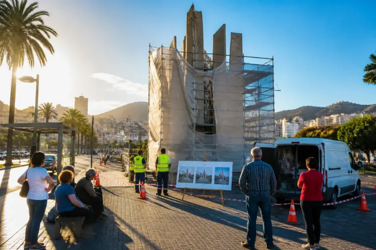 Santa Cruz de Tenerife afronta el dilema del monumento de Juan de Ávalos en la avenida de Anaga