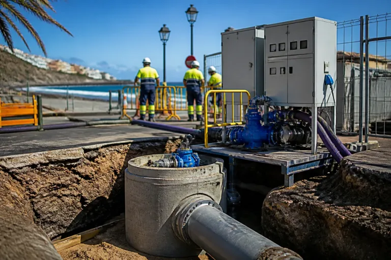 Santa Cruz de Tenerife concluye las obras para depurar las aguas residuales de San Andrés