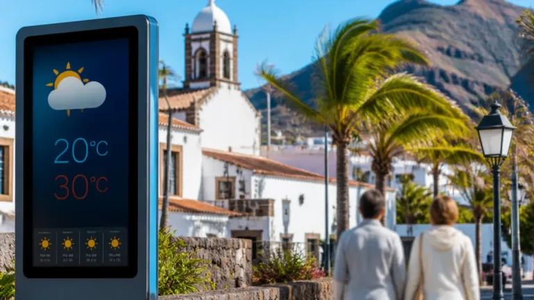 Santa Lucía de Tirajana afronta un descenso térmico con cielos mayormente despejados