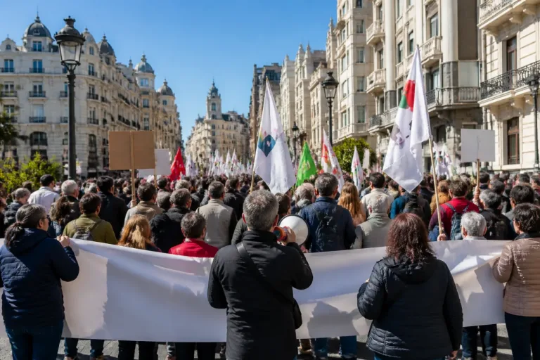 Santander acoge una masiva protesta contra los recortes y la privatización de la sanidad