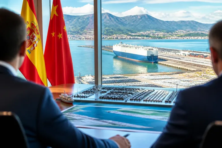 Santander ofrece su nodo logístico al embajador de China para ampliar la cooperación comercial