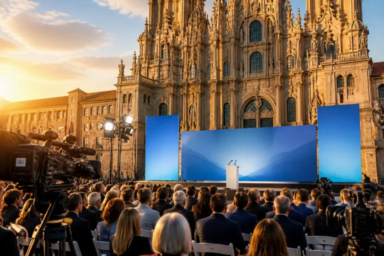 Santiago de Compostela, sede del acto del PP para presentar a sus candidatos municipales