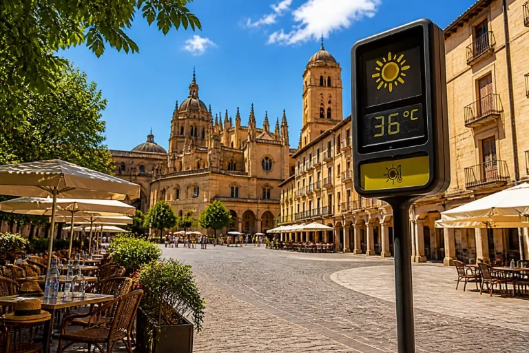Segovia en alerta amarilla por calor: máximas de 36–37 ºC y recomendaciones