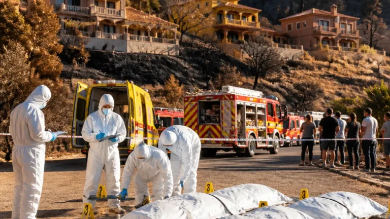 Seis de las trece víctimas del incendio de Los Gallardos ya han sido identificadas