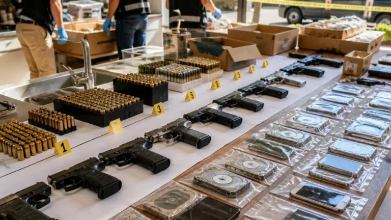 Seis detenidos en Tenerife por pornografía infantil y hallazgo de siete armas y munición