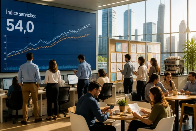 Actividad de servicios en EE. UU. modera su ritmo en junio mientras el empleo se recupera