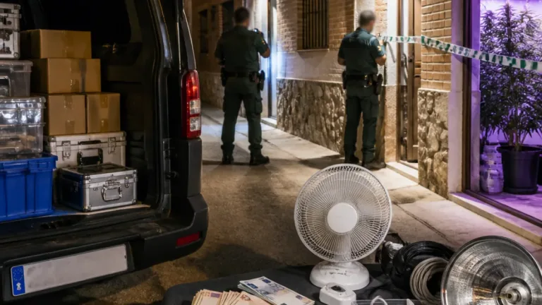Siete arrestados en Toledo por robos violentos haciéndose pasar por agentes y cultivo de droga