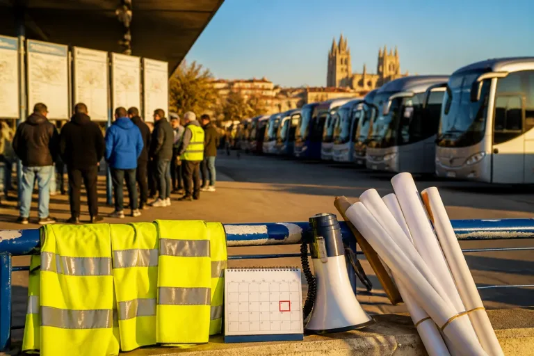 Sindicatos avisan de protestas si no avanza el convenio del transporte interurbano en León