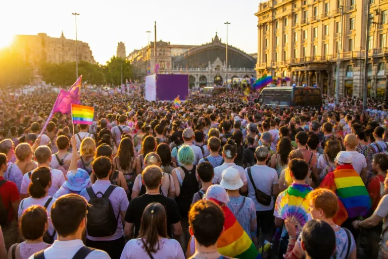 Miles de personas llenan Madrid para reivindicar derechos en la mayor marcha LGTBIQ+ de Europa