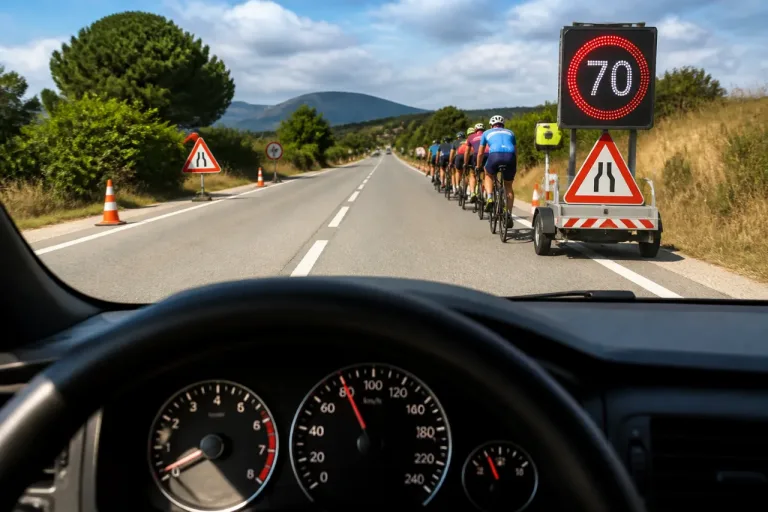 La DGT podrá reducir temporalmente la velocidad en tramos con alta presencia de ciclistas