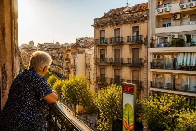 Solo el 57,2% de viviendas en Barcelona dispone de climatización; la brecha por renta agrava el riesgo por calor