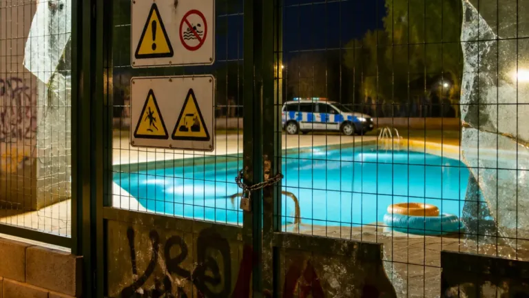 Tamarite de Litera amenaza con multas de hasta 3.000 € por entrar de noche en la piscina municipal