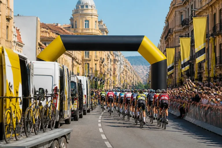 Tarragona, punto de partida de la segunda etapa del Tour: imágenes y efectos para la ciudad