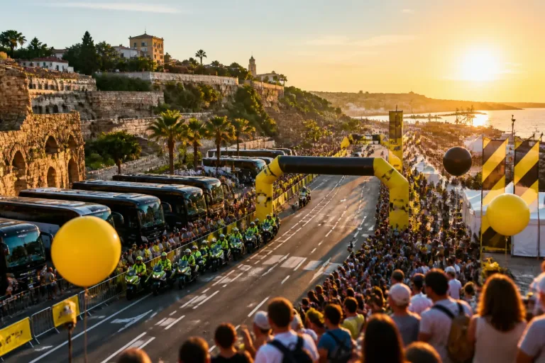 Tarragona vive este domingo una jornada histórica con la salida del Tour rumbo a Barcelona