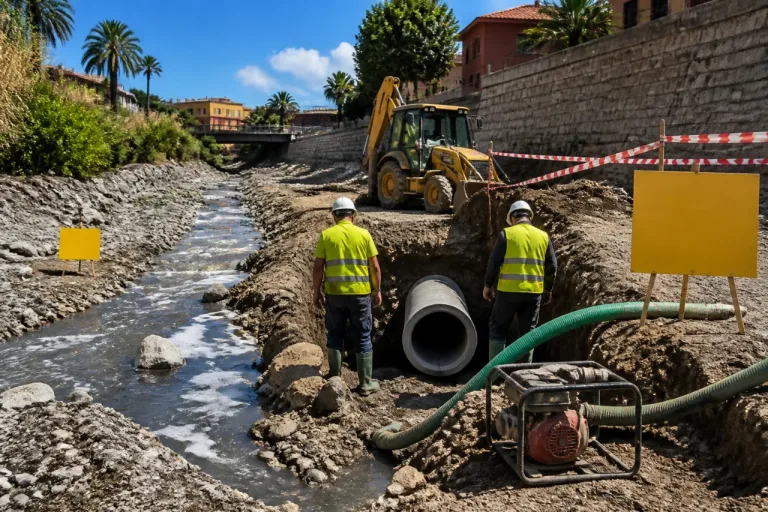 Telde declara la emergencia para atajar vertidos fecales en el Barranco Real