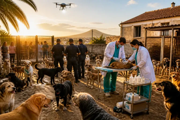 Telde: PACMA exige un examen veterinario individual de los perros tras la inspección policial