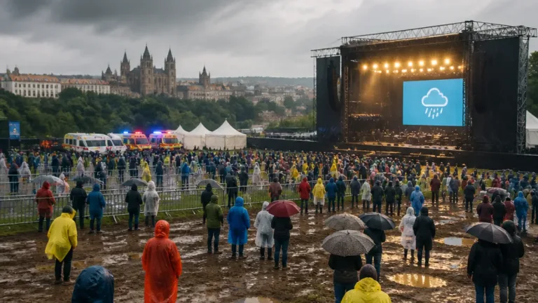 Temporal obliga a suspender temporalmente O Gozo Fest en Santiago de Compostela