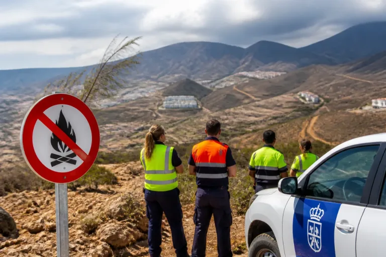 Tenerife eleva a toda la isla las restricciones contra incendios por la alerta meteorológica