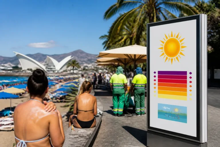 Tenerife en aviso por radiación UV muy alta: municipios afectados y recomendaciones