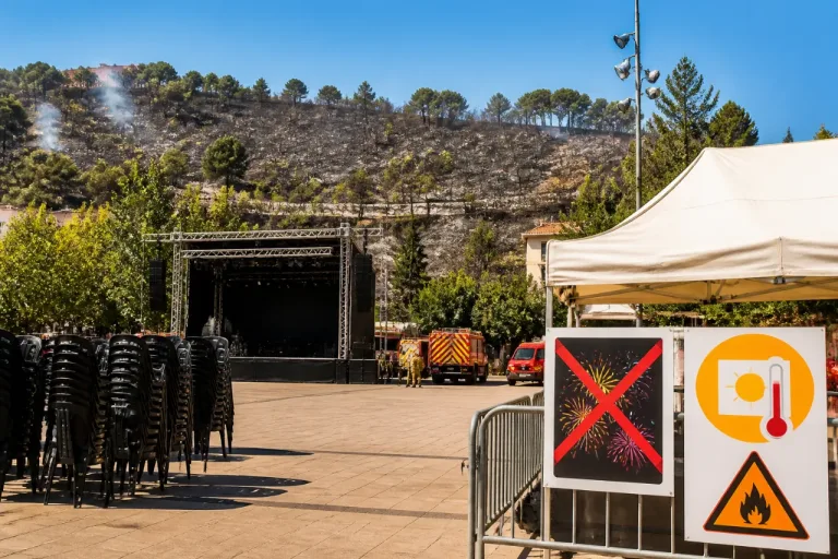 Terrassa aplaza el Castell de Focs por riesgo de incendio y ola de calor