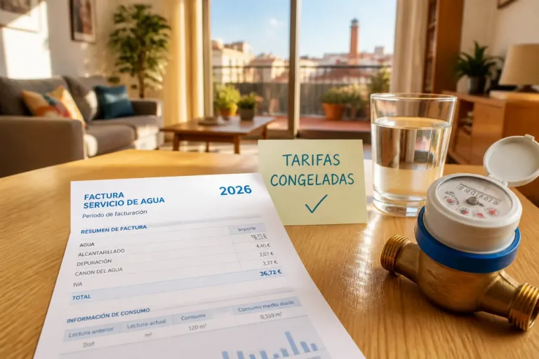 Terrassa congela el recibo del agua en 2026 y desmiente el alza del 341%