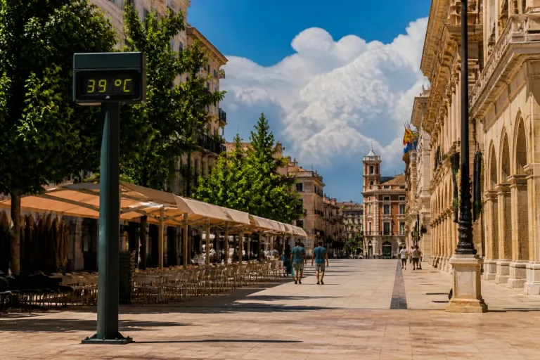 Teruel en alerta amarilla: jornada de calor con máximas cercanas a los 39 ºC