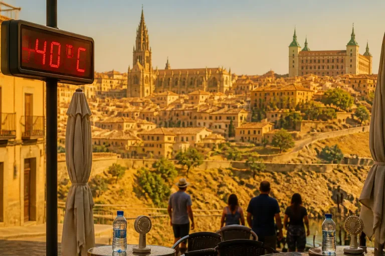 Toledo en alerta naranja por temperaturas que alcanzarán los 40 ºC