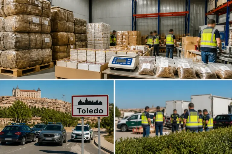 Toledo entre las provincias afectadas en el mayor golpe reciente al contrabando de tabaco