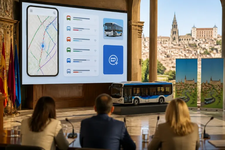 Toledo estrena Yurni, la app oficial que moderniza el autobús urbano