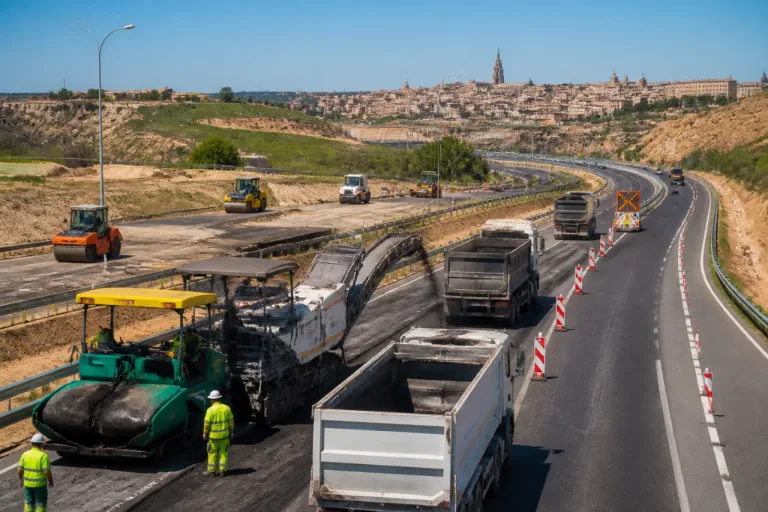Toledo inicia la reparación de la CM-40, la ronda suroeste que soporta hasta 17.000 vehículos diarios
