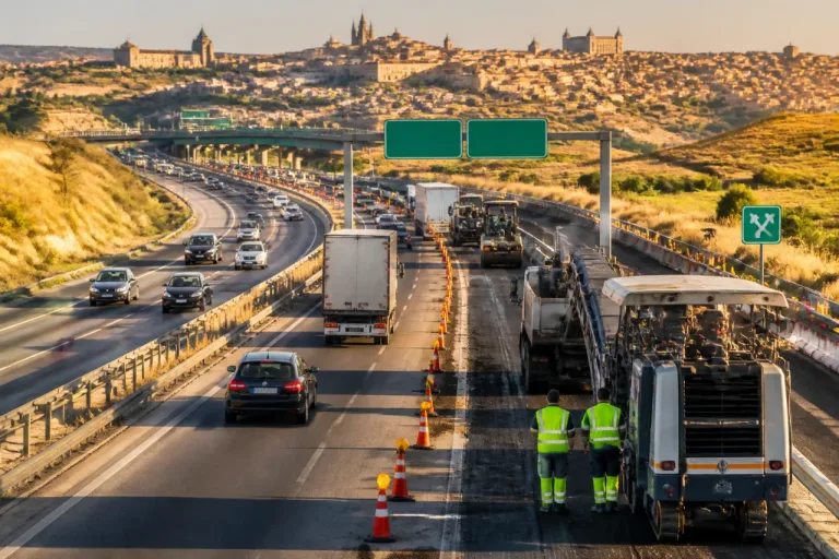 Toledo refuerza la CM-40: rehabilitación clave en la Ronda Suroeste