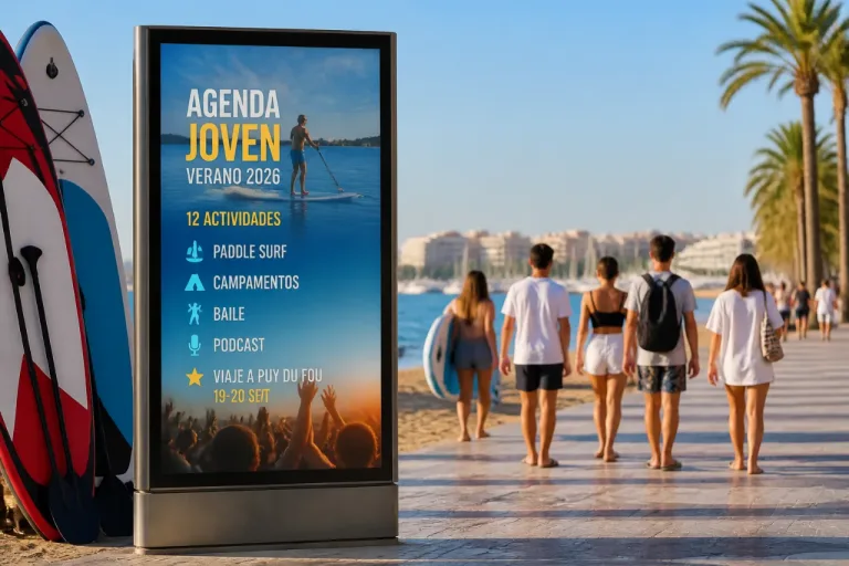 Torrevieja activa su agenda joven de verano 2026 con 12 propuestas y viaje a Puy du Fou