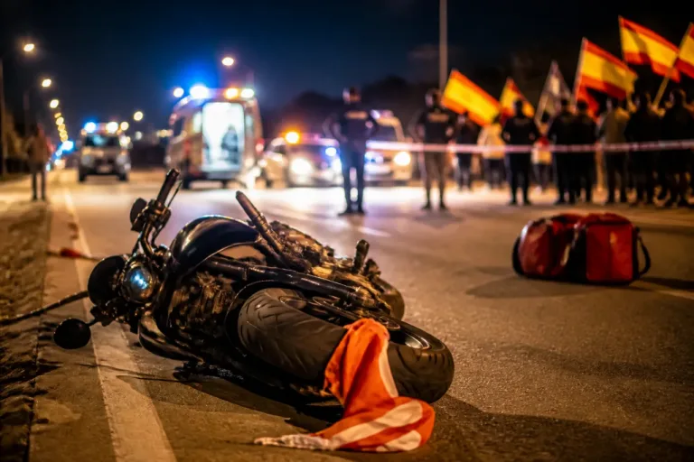 Tragedia en Algeciras: una joven muere tras engancharse una bandera en la rueda de la moto