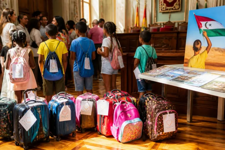 Treinta y siete niños saharauis pasan el verano en familias de Valladolid en 'Vacaciones en Paz'