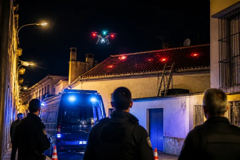 Un dron térmico clave en una operación policial que deja 11 detenidos en Molina de Segura